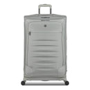 SWISS GEAR CHECKLITE SOFTSIDE CHECKED SUITCASE TEAR-RESISTANT 8 WHEELS - GRAY - Like New