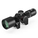 UUQ 3-9X40 COMPACT RIFLE SCOPE RED/GREEN ILLUMINATED RETICLE, BLACK - Like New