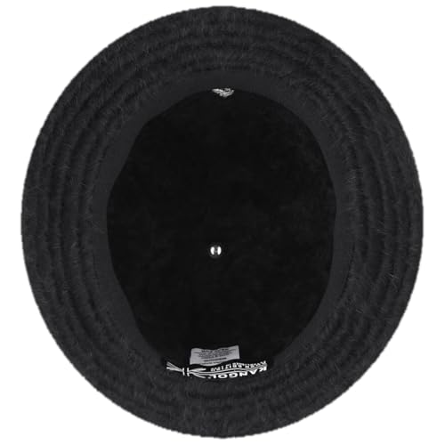 KANGOL WOMEN'S FURGORA CASUAL BUCKET HAT - SIZE: WOMEN M - BLACK - Brand New