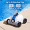 PAXCESS HJ1103 Cordless Robotic Pool Cleaner Automatic Robot Vacuum - White/blue Like New