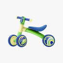 JETSON BOUNCE BALANCE BIKE, FOUR WHEELS, RIDE ON INDOOR OUTDOOR - BLUE - Like New