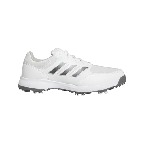 ADIDAS MEN'S TECH RESPONSE 3.0 GOLF SHOE - SIZE: MEN 10 (EU 44) - WHITE/SILVER - Brand New
