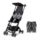 gb Pockit Air All Terrain Ultra Compact Comfortable Stroller, Velvet Black - Like New