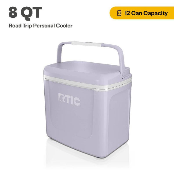 RTIC OUTDOORS 8QT ROAD TRIP PERSONAL COOLER - LILAC PURPLE - Like New