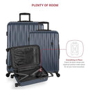 SWISSGEAR ENERGIE HARDSIDE EXPANDABLE LUGGAGE SPINNER WHEELS 3 PIECE - NAVY - Like New
