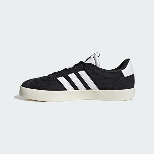ADIDAS WOMEN'S VL COURT 3.0 SNEAKER SIZE WOMEN 6.5 BLACK AND WHITE - Like New