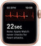 APPLE WATCH SERIES 5 GPS + LTE 44mm GOLD ALUMINUM CASE WITH PINK SAND SPORT BAND - Like New