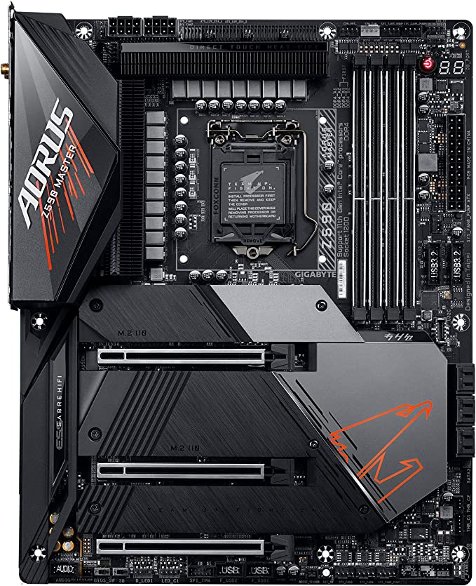 GIGABYTE Z590 AORUS Master Gaming Motherboard Z590-AORUS-MASTER - Black - Like New