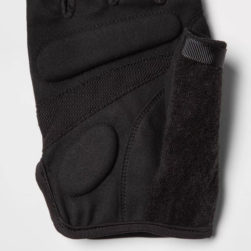 ALL IN MOTION MEN'S STRENGTH TRAINING GLOVES - BLACK - Like New