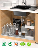 COOLLOG WATERPROOF UNDER SINK MAT 34”X 22” CABINET LINER - LIGHT GRAY - Like New