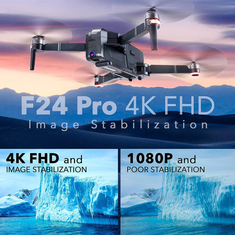 Contixo F24 Pro drones with camera for adults 4K UHD Foldable RC Quadcopter Like New