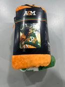 NCAA FLORIDA A&M RATTLERS ULTRA SOFT TAILGATE THROW BLANKET - Brand New