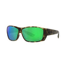 COSTA DEL MAR CAT CAY MENS POLARIZED SUNGLASSES - SIZE 61 - WETLANDS GREEN 580P - Like New