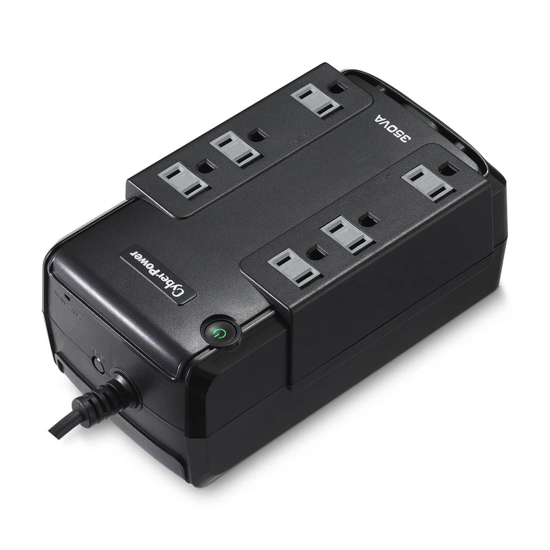 CYBERPOWER CP350SLG-R 350VA/255W STANDBY UPS SYSTEM - BLACK - Like New