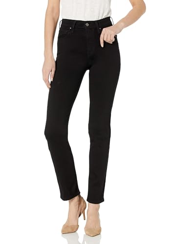 LEVI'S WOMEN'S 724 HIGH RISE STRAIGHT JEANS SIZE: WOMEN 24X30 SOFT BLACK - Brand New
