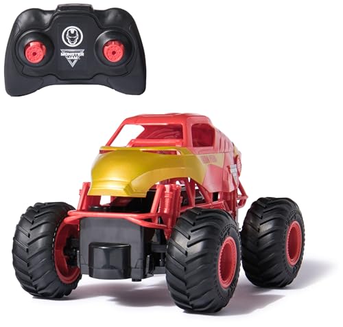 Monster Jam Marvel Iron Man RC Monster Truck 1:24 Scale Kids Toy 6070373 - Like New
