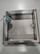 GENERIC LASER-FILM FLUSH KEYED ACCESS PANEL - SILVER - Like New