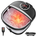 GEHONA COLLAPSIBLE FOOT SPA BATH WITH HEAT FOOT MASSAGER LMT-FCT-0033DL BLACK - Like New