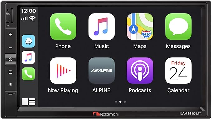 Nakamichi NAM3510-M7 7" Touchscreen in-Dash Double-DIN - Black - Scratch & Dent