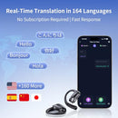 TECSONIC AI TRANSLATOR EARBUDS REAL-TIME 2-WAY VOICE 164 LANGUAGES NO SUBSCRIPTI - Like New