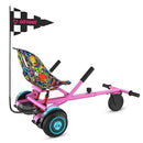 GOTRAX HOVERSEAT HOVERBOARD ATTACHMENT HOVERBOARD GO KART PINK BLUE MULTI - Like New