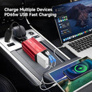 FS400W 400W POWER INVERTER, FSATBTNE DC 12V TO 110V AC CAR, 2 AC OUTLETS - RED - Like New