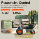 SuperHandy Utility Service Cart Power Wagon Wheelbarrow GUO095 - Orange - Brand New