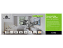 AUDSTER FULL-MOTION TV WALL MOUNT FITS MOST 37"-92" FLAT & CURVED TVS - BLACK - Like New
