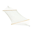 BLISS HAMMOCKS COTTON ROPE HAMMOCK W/ SPREADER BAR, 60IN WIDE - WHITE - Brand New