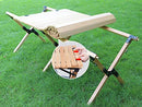 Benewin Camping Folding Wood Table, Picnic Table, Cake Roll Wooden Table - New - Brand New