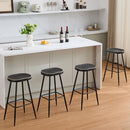 FIRAVOE BAR STOOLS SET OF 4, 28 INCH BAR HEIGHT STOOLS, 30077 - BLACK - Like New
