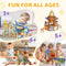 100 PCS Magnetic Tiles Diamond Magnetic Building Set Magnet Tiles STEM Toys - Brand New
