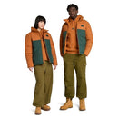 TB0A6HQUA0E Timberland Men's Silicon Badge Insulated Puffer Size L Brown/Gables - Brand New
