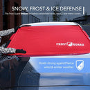 FrostGuard Deluxe | Full-Coverage Car Windshield Cover, 41 x 59 Inches - Crimson - Like New