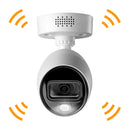 LOREX 4K ULTRA HD ACTIVE DETERRENCE SECURITY CAMERA C883DA-Z - WHITE - Like New