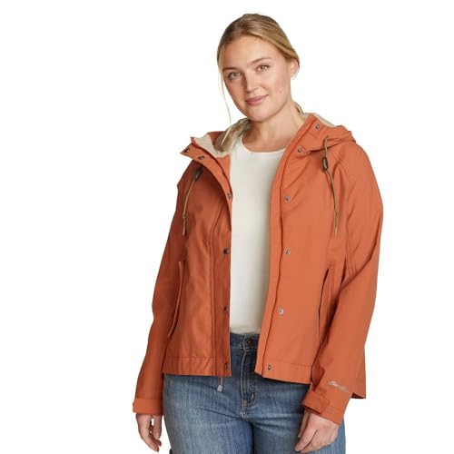 0061145 EDDIE BAUER WOMEN'S PORT TOWNSEND JACKET WOMEN'S SIZE XL CANYON CLAY - Brand New