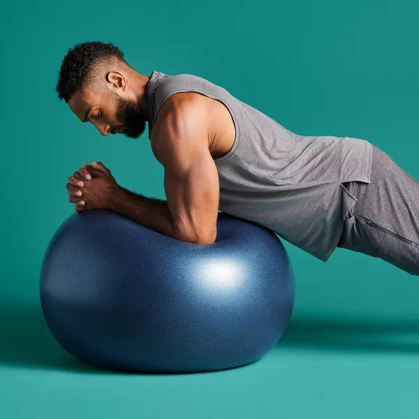 ALL IN MOTION WEIGHTED STABILITY EXERCISE BALL, 75CM - BLUE - Scratch & Dent