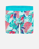 HURLEY SUPERSOFT PRINTED BOXER 1PK - SIZE: MEN L - TROPICAL MIST - Brand New