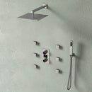 EVERSTEIN WALL MOUNTED SHOWER FAUCET LCD RAIN SHOWER SYSTEM - BRUSHED NICKEL - Like New