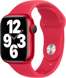 APPLE WATCH BAND - SPORT BAND, 41MM - (PRODUCT) RED - BOTH S/M and M/L BANDS - Like New