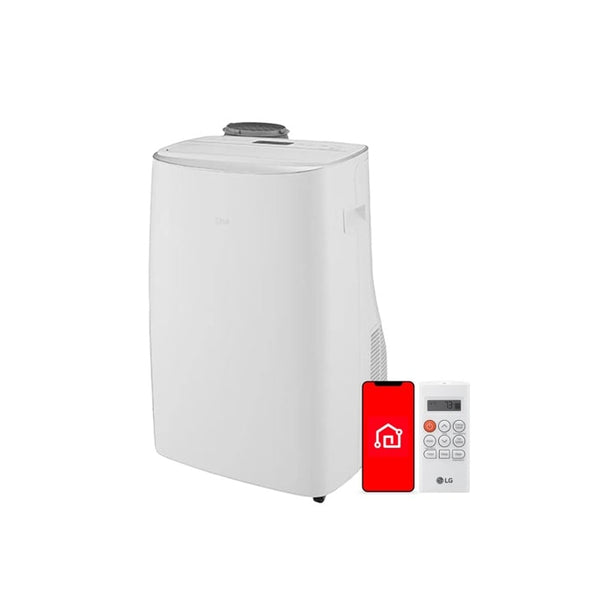 LG 10,000 BTU (DOE) DUAL INVERTER SMART WI-FI ENABLED PORTABLE AC - WHITE - Brand New
