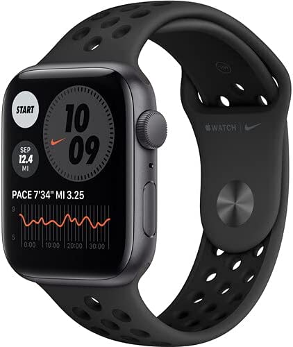 Apple Watch Nike SE GPS 44mm Space Gray with Black Nike Sport Band Like New