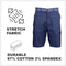 GALAXY BY HARVIC COTTON STRETCH RIPSTOP CARGO SHORTS WITH BELT SIZE 34 BLACK - Brand New