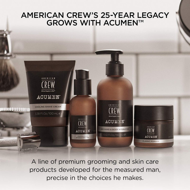 Men's Body Wash by American Crew, Acumen with Cranberry Extract, 9.8 Fl Oz New