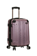 ROCKLAND LONDON HARDSIDE EXPANDABLE LUGGAGE CARRY-ON 20-INCH - PINK - Brand New