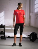 FN3239 NIKE WOMEN'S ONE HIGH-WAISTED CAPRI LEGGINGS BLACK SIZE M - Brand New