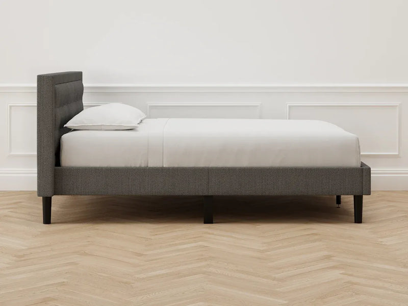 GENERIC THE FRAME AND HEADBOARD - FULL SIZE - GRAY - Like New