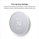 Google Nest Smart Programmable Wifi Thermostat - Snow Like New