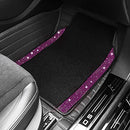Valleycomfy Bling Car Mats Floor Mats Sparkly Glitter Carpet Purple Diamond - Brand New