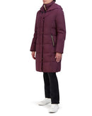 353SD886 COLE HAAN SIGNATURE 2-LAYER DOWN COAT WOMEN-MERLOT-M - Brand New